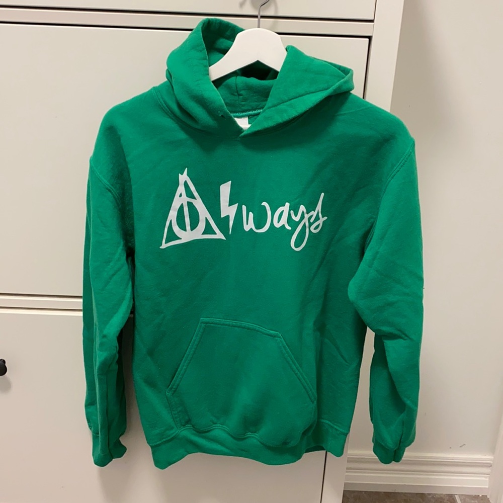 Harry Potter Hoodie Green Small